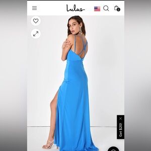 Lulus Strappy Back Mermaid Maxi Dress